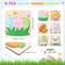 6 Pack Easter Wooden Puzzles Easter Party Puzzles Toys Spring Educational Bunny Carrot Chick Puzzle for Boy Girl Happy Basket Stuffers Classroom Exchange Gifts Favors